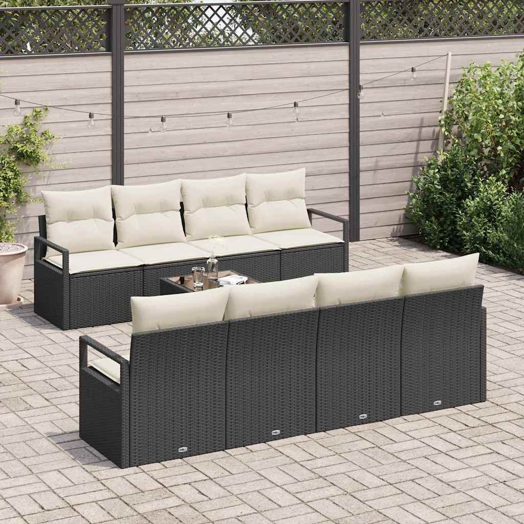 Tuin Sofa Set 7 Pcs 55 X 55 X 37 Cm Poly Rattan