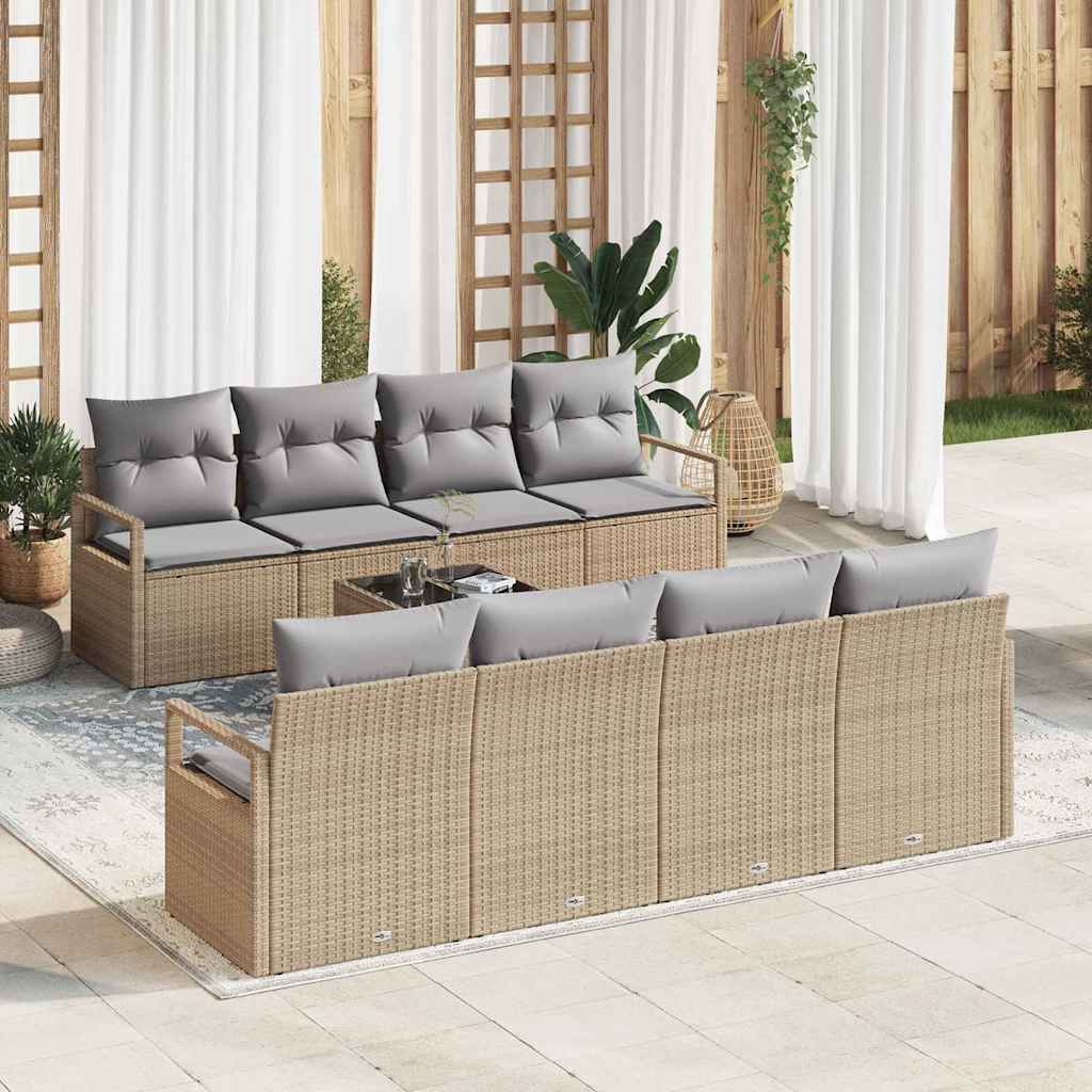 Tuin Sofa Set 7 Pcs 55 X 55 X 37 Cm Poly Rattan