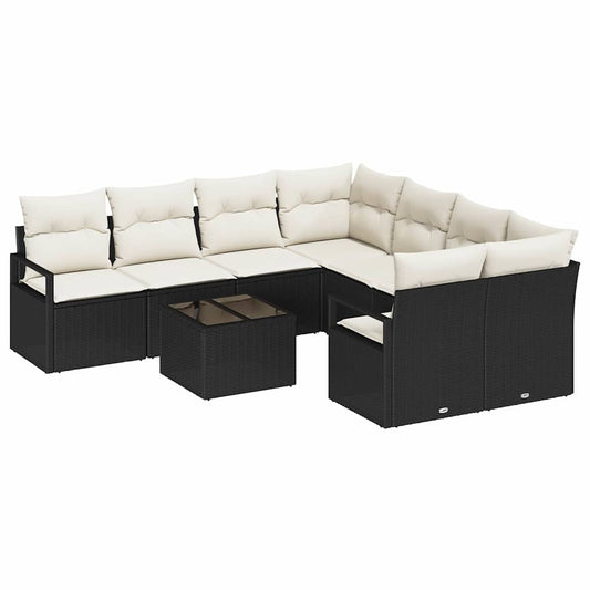 Tuin Sofa Set 9 Pcs 55 X 55 X 37 Cm Poly Rattan