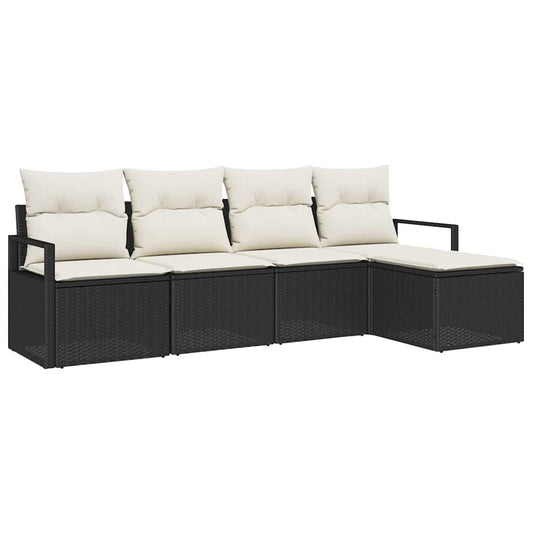 Tuin Sofa Set 5 Pcs Poly Riet