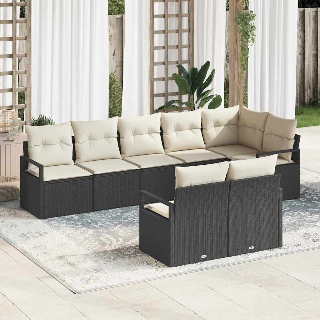 Tuin Sofa Set 8 Pcs Poly Riet