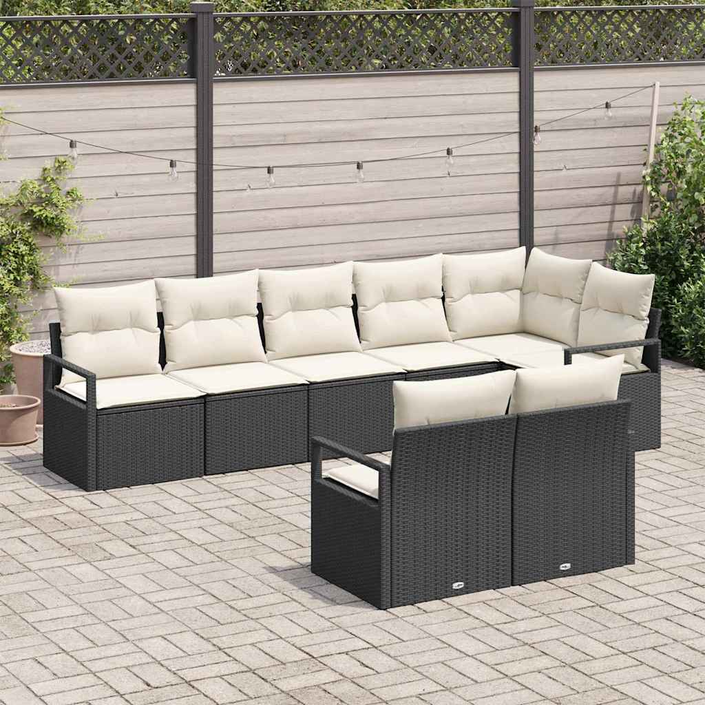 Tuin Sofa Set 8 Pcs Poly Riet