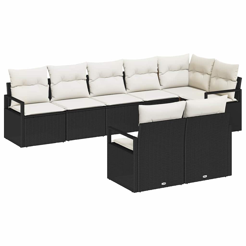 Tuin Sofa Set 8 Pcs Poly Riet