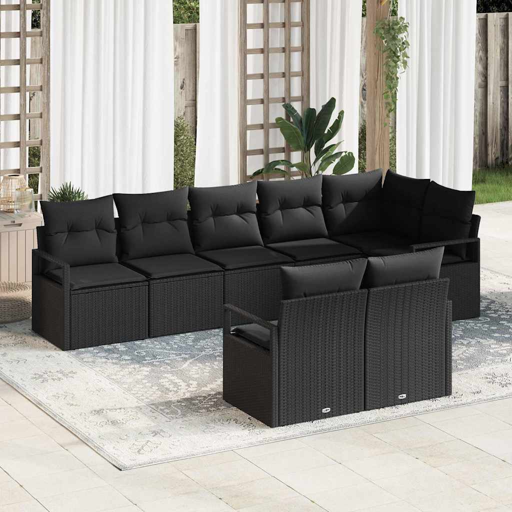 Tuin Sofa Set 8 Pcs Poly Riet