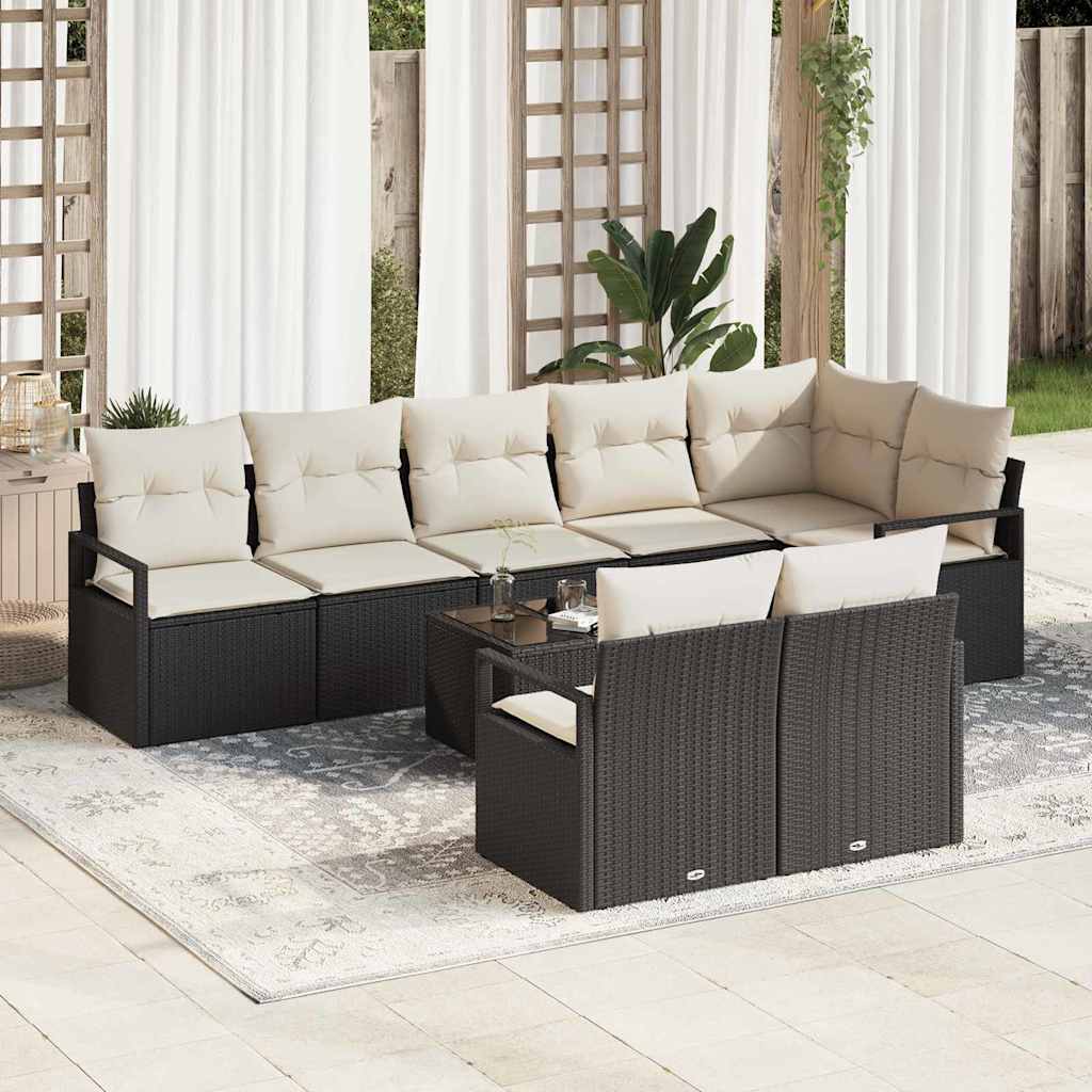 Tuin Sofa Set 8 Pcs Poly Riet