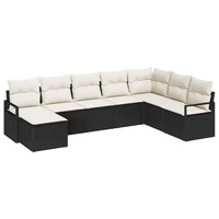 Tuin Sofa Set 8 Pcs Poly Riet