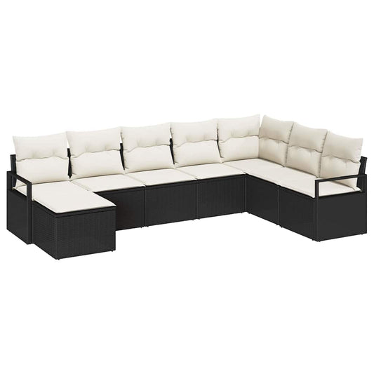 Tuin Sofa Set 8 Pcs Poly Riet