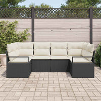 Tuin Sofa Set 6 Pcs Poly Riet