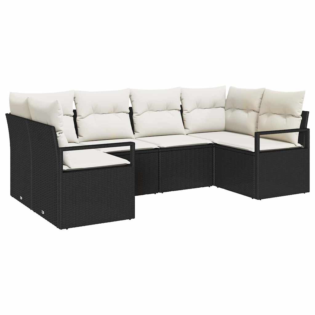 Tuin Sofa Set 6 Pcs Poly Riet