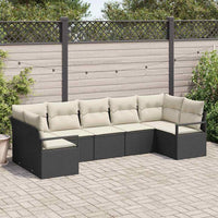 Tuin Sofa Set 7 Pcs Poly Riet