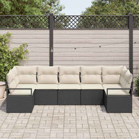 Tuin Sofa Set 7 Pcs Poly Riet