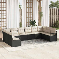 Tuin Sofa Set 10 Pcs Poly Riet