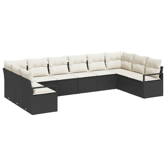 Tuin Sofa Set 10 Pcs Poly Riet