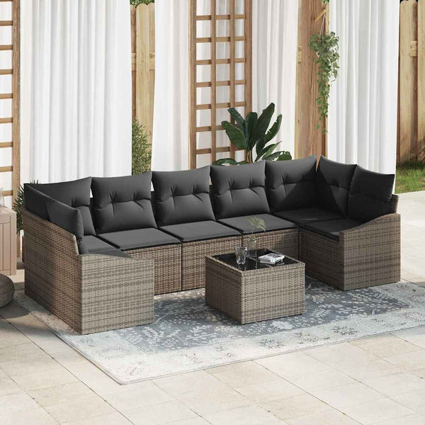 Tuin Sofa Set Met Kussen 8 Pcs 55 X 55 X 37 Cm