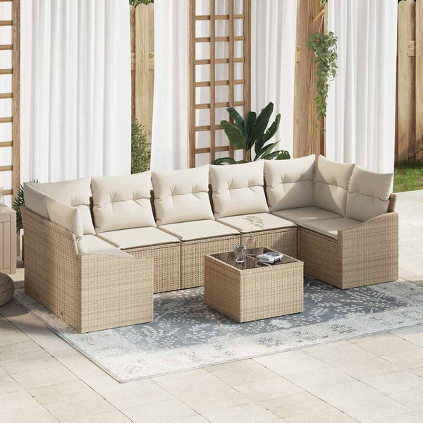 Tuin Sofa Set Met Kussen 8 Pcs 55 X 55 X 37 Cm