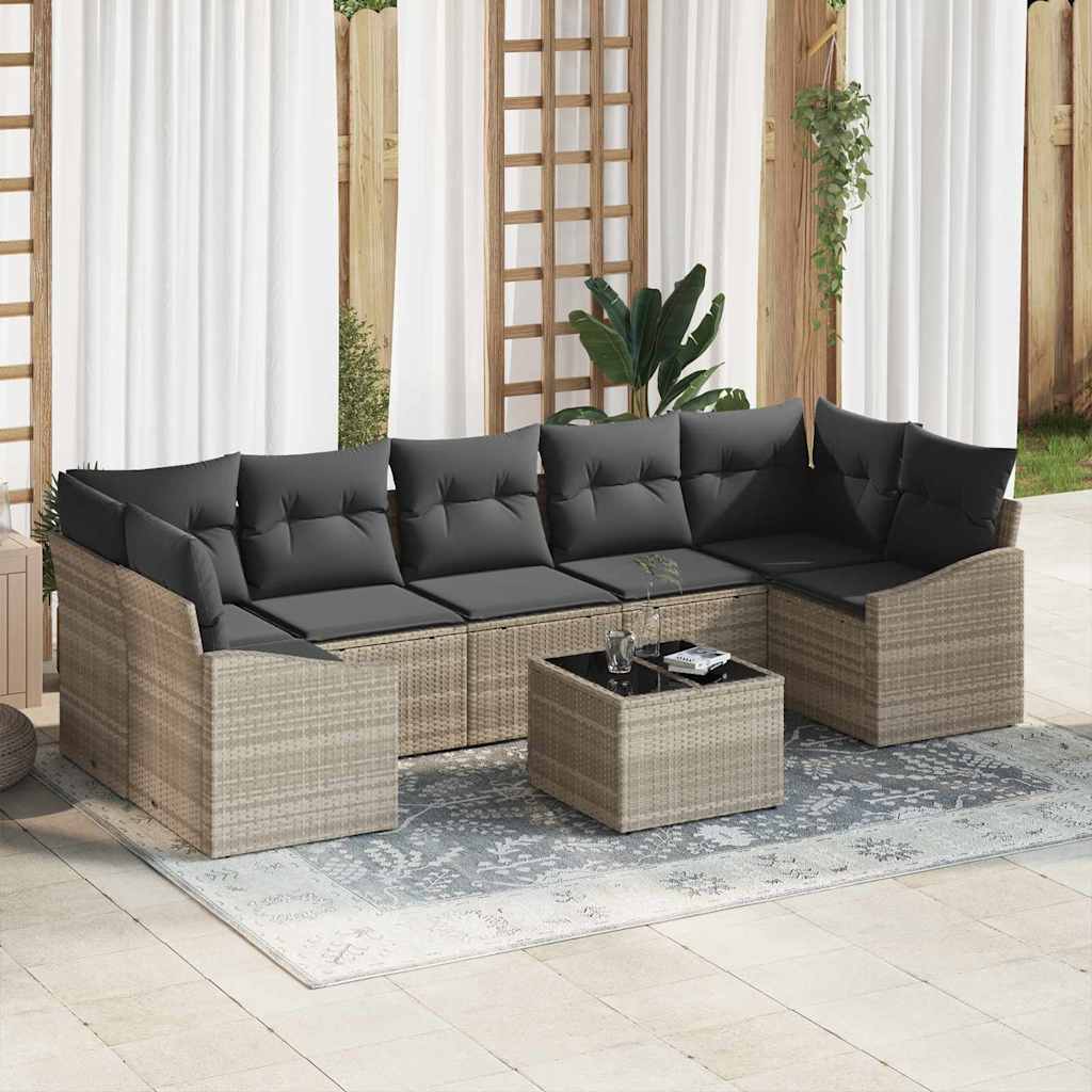 Tuin Sofa Set Met Kussen 8 Pcs 55 X 55 X 37 Cm