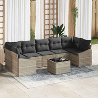 Tuin Sofa Set Met Kussen 8 Pcs 55 X 55 X 37 Cm