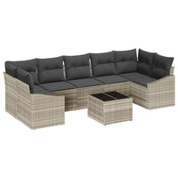 Tuin Sofa Set Met Kussen 8 Pcs 55 X 55 X 37 Cm