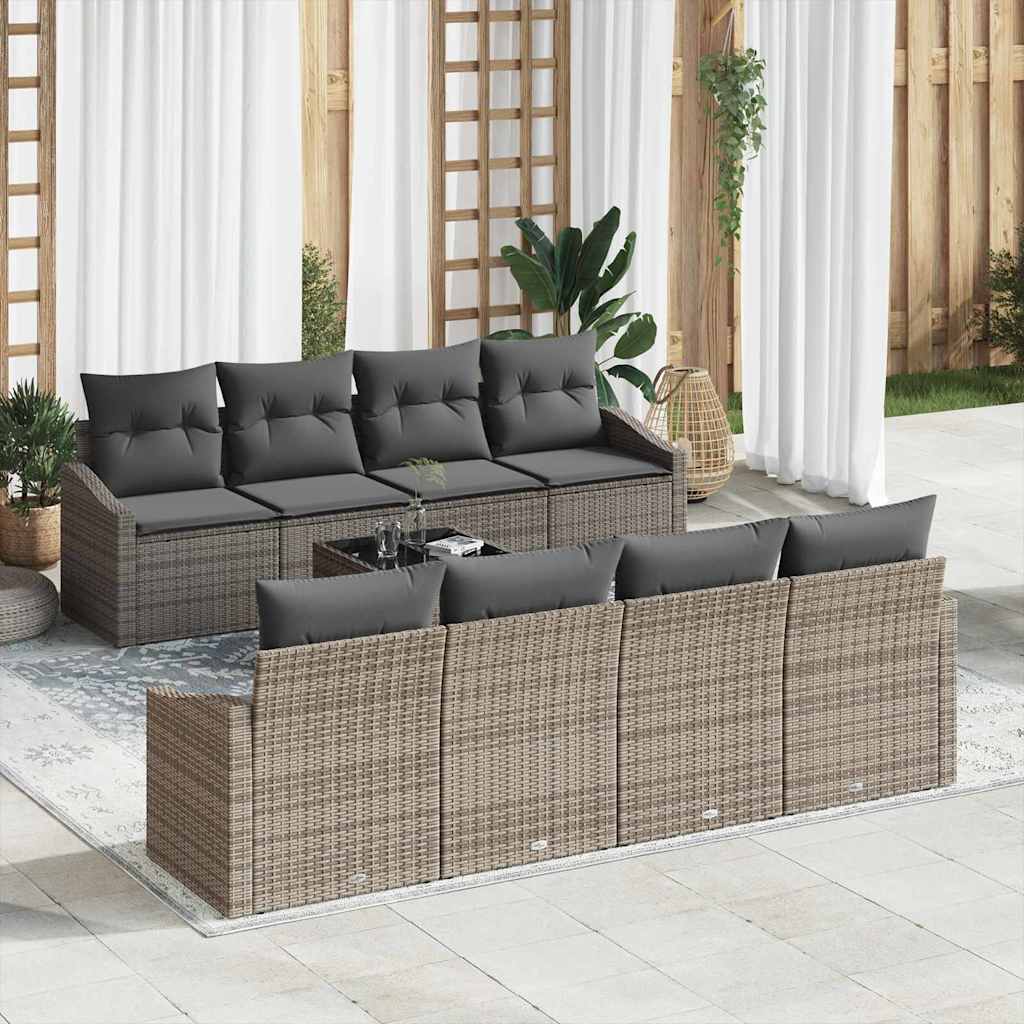 Tuin Sofa Set Met Kussen 9 Pcs 55 X 55 X 37 Cm