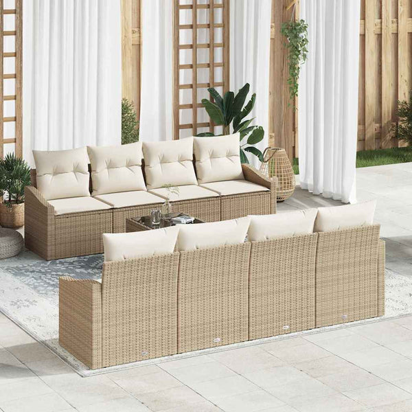 Tuin Sofa Set Met Kussen 9 Pcs 55 X 55 X 37 Cm