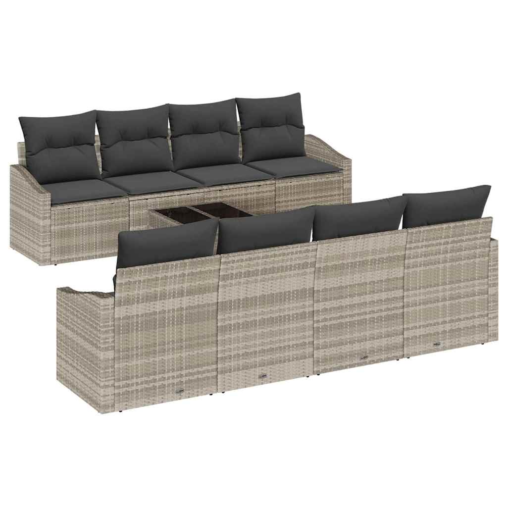 Tuin Sofa Set Met Kussen 9 Pcs 55 X 55 X 37 Cm