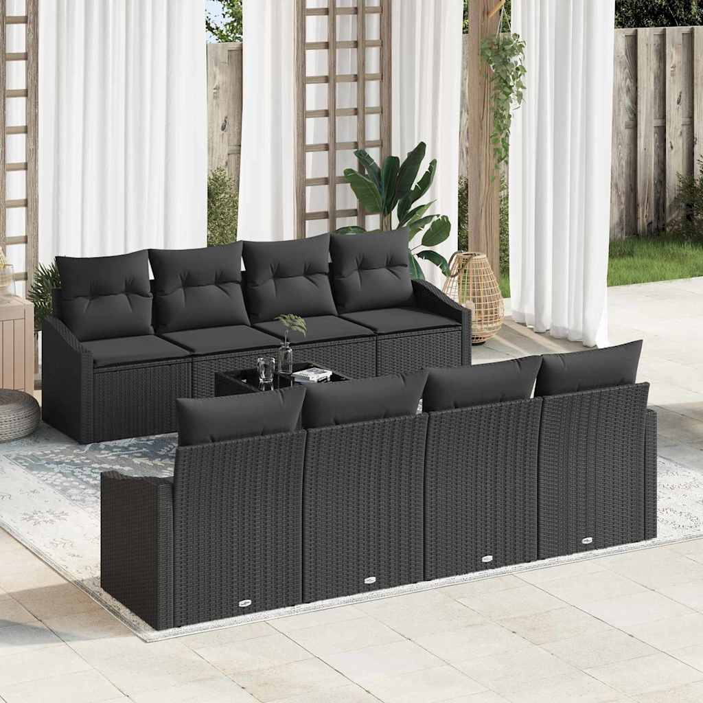 Tuin Sofa Set Met Kussen 9 Pcs 55 X 55 X 37 Cm