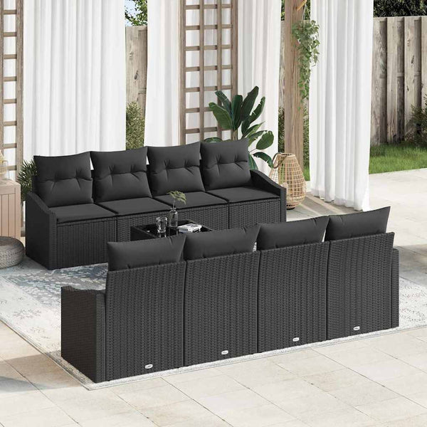 Tuin Sofa Set Met Kussen 9 Pcs 55 X 55 X 37 Cm