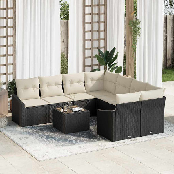 Tuin Sofa Set Met Kussen Met Opslag 9 Pcs 55 X 55 X 37 Cm