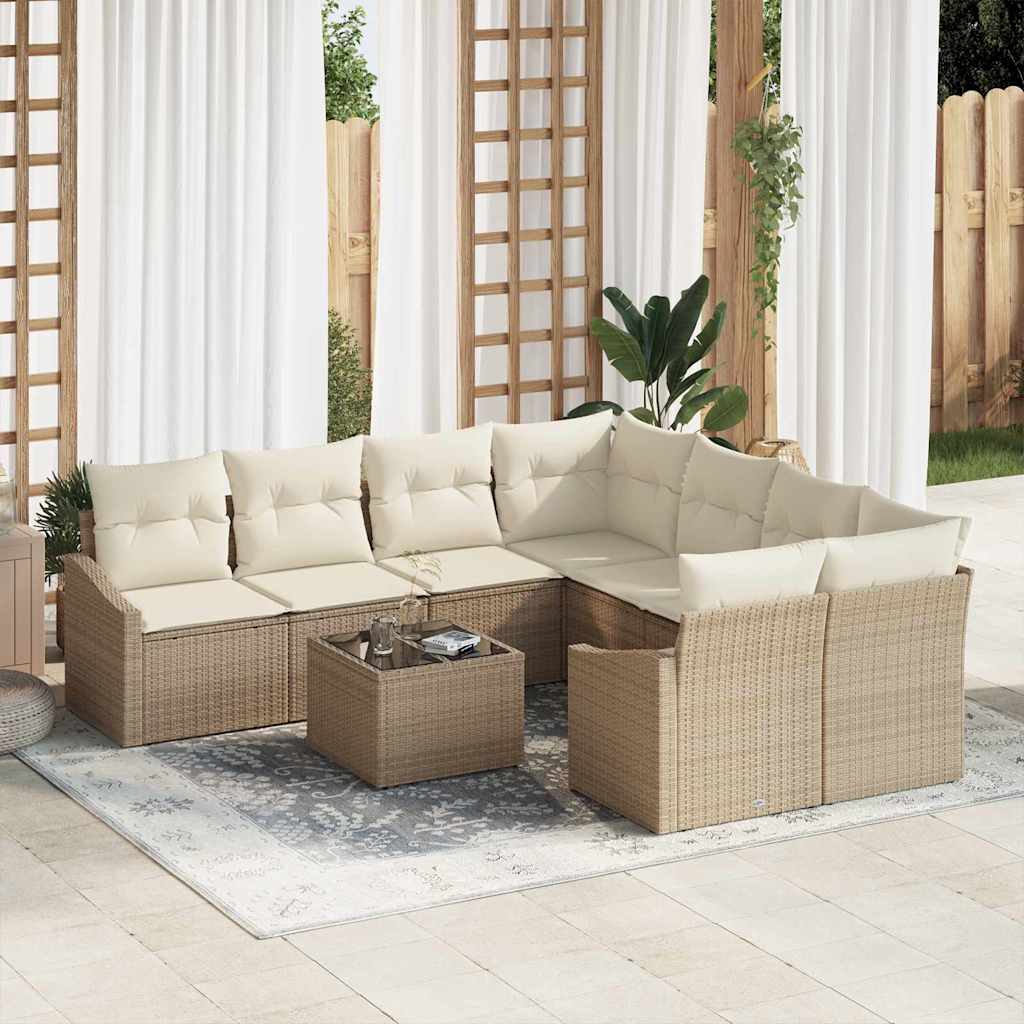 Tuin Sofa Set Met Kussen Met Opslag 9 Pcs 55 X 55 X 37 Cm
