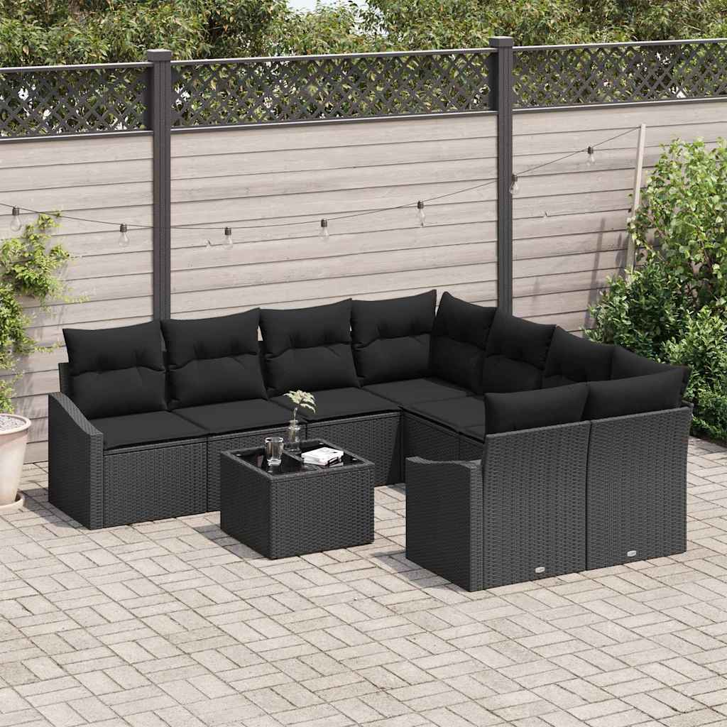 Tuin Sofa Set Met Kussen Met Opslag 9 Pcs 55 X 55 X 37 Cm