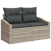 Tuin Sofa Set 6 Pcs Poly Riet