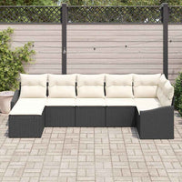 Tuin Sofa Set 7 Pcs Poly Riet