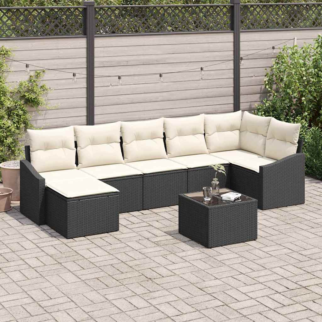 Tuin Sofa Set 7 Pcs Poly Riet