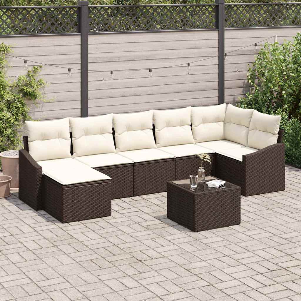 Tuin Sofa Set 7 Pcs Poly Riet