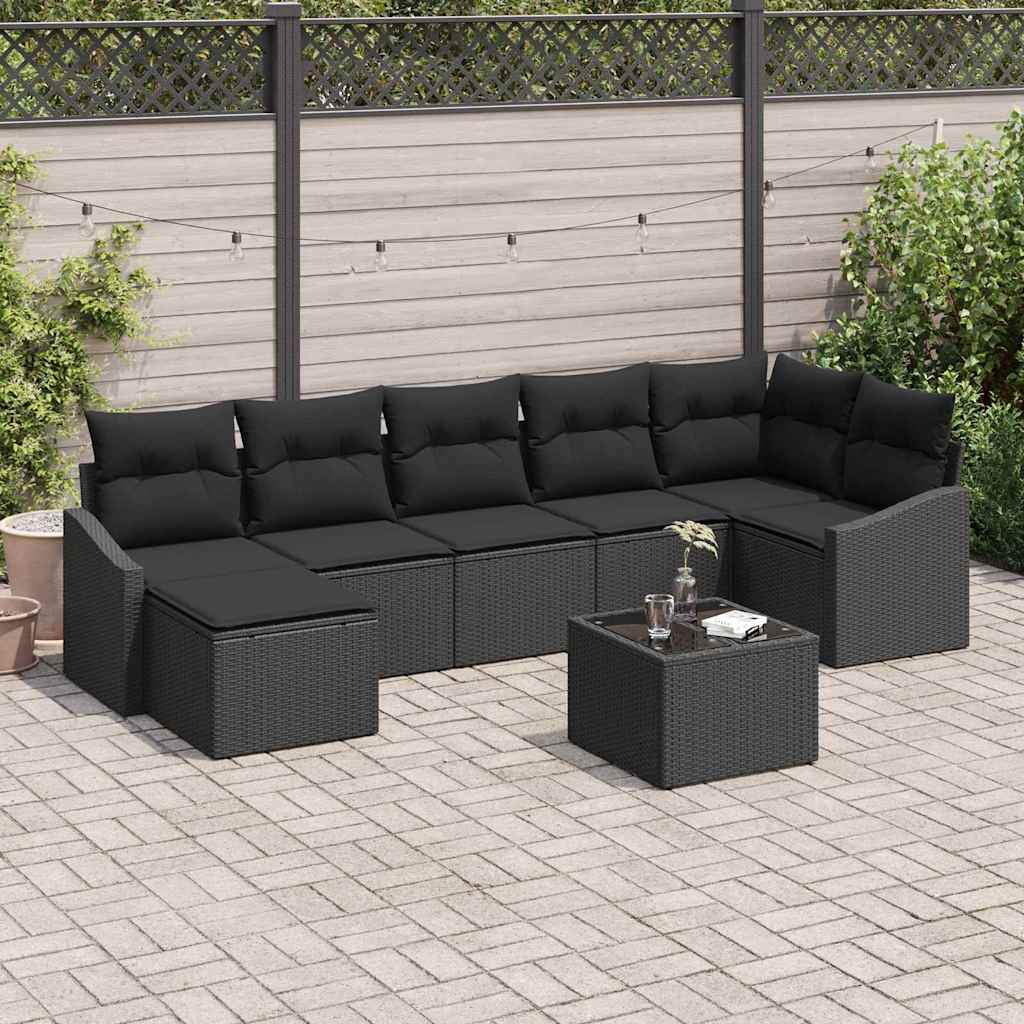 Tuin Sofa Set 7 Pcs Poly Riet