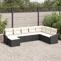 Tuin Sofa Set 8 Pcs Poly Riet