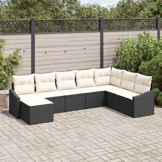 Tuin Sofa Set 8 Pcs Poly Riet