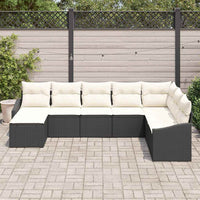 Tuin Sofa Set 8 Pcs Poly Riet