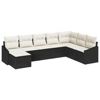 Tuin Sofa Set 8 Pcs Poly Riet