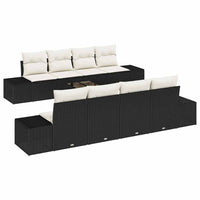 Tuin Sofa Set Met Kussen 7 Pcs 55 X 55 X 37 Cm