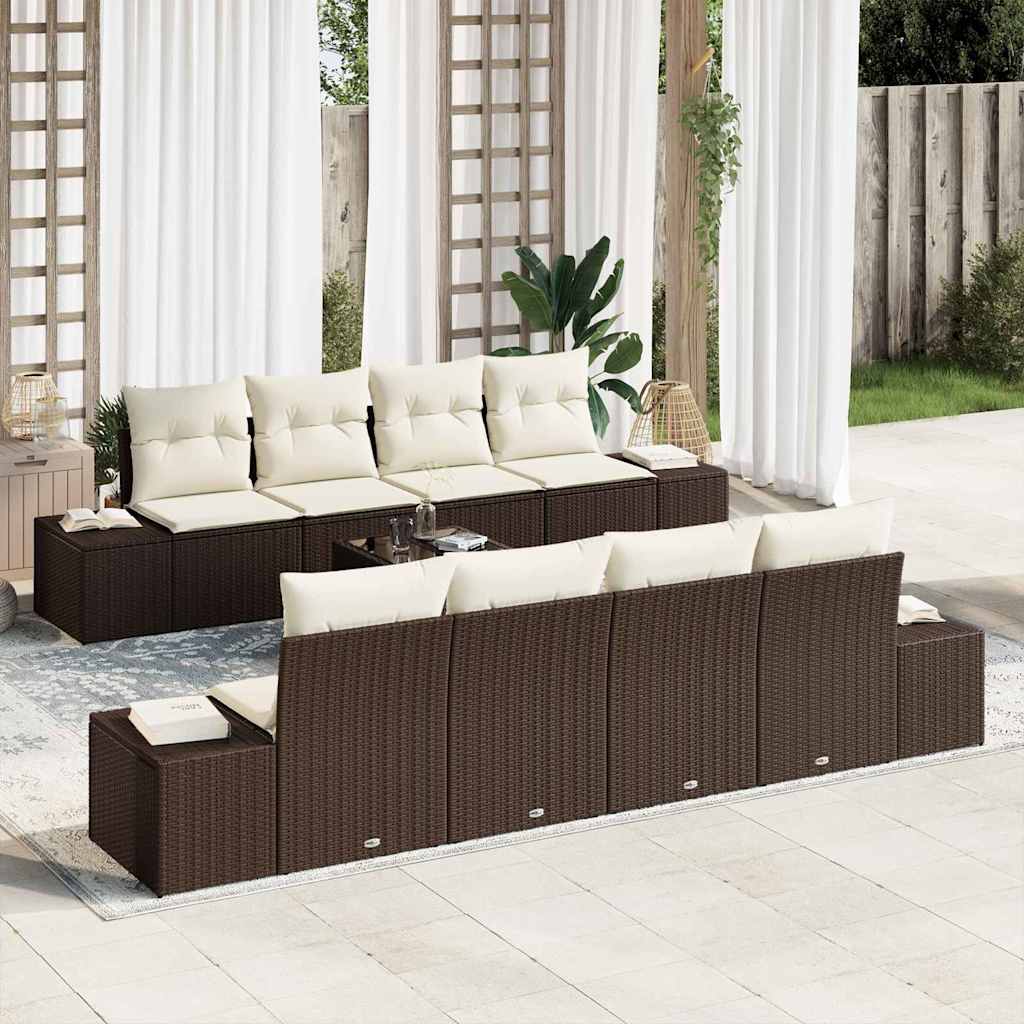 Tuin Sofa Set Met Kussen 7 Pcs 55 X 55 X 37 Cm