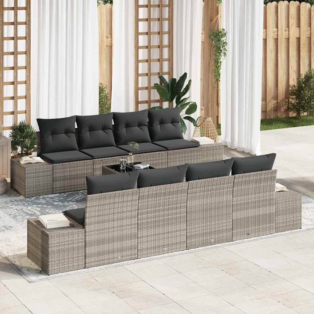 Tuin Sofa Set Met Kussen 7 Pcs 55 X 55 X 37 Cm