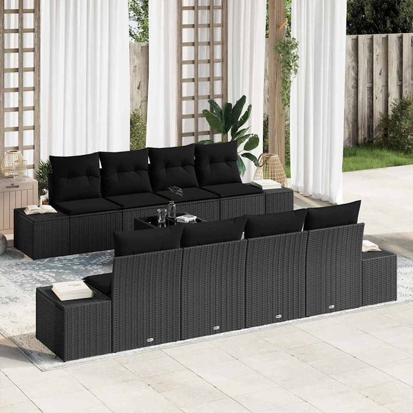Tuin Sofa Set Met Kussen 7 Pcs 55 X 55 X 37 Cm