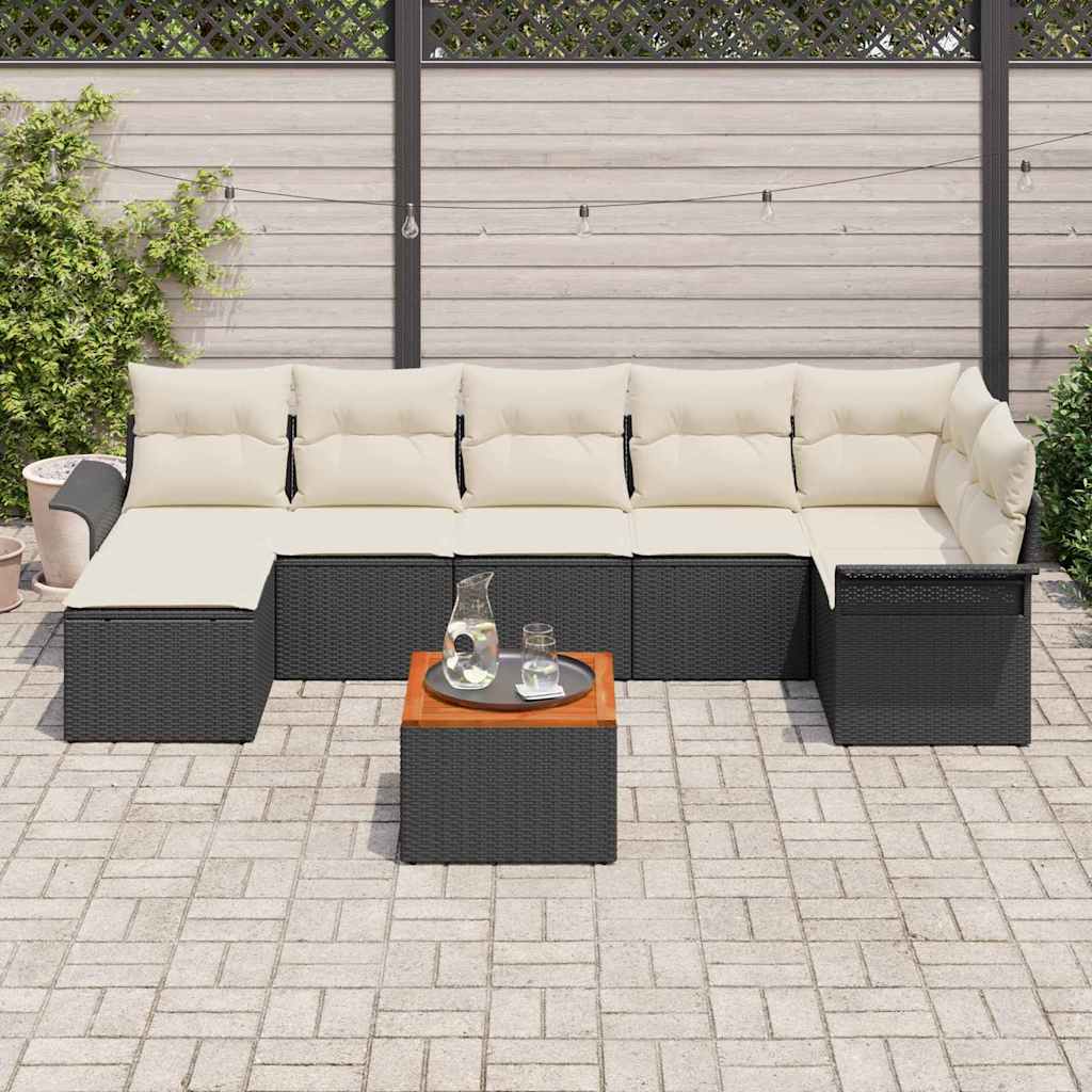 Tuin Sofa Set 8 Pcs Poly Riet