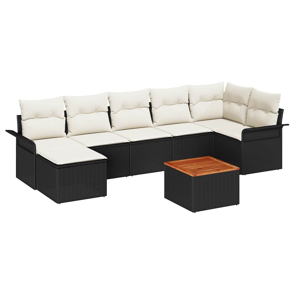 Tuin Sofa Set 8 Pcs Poly Riet