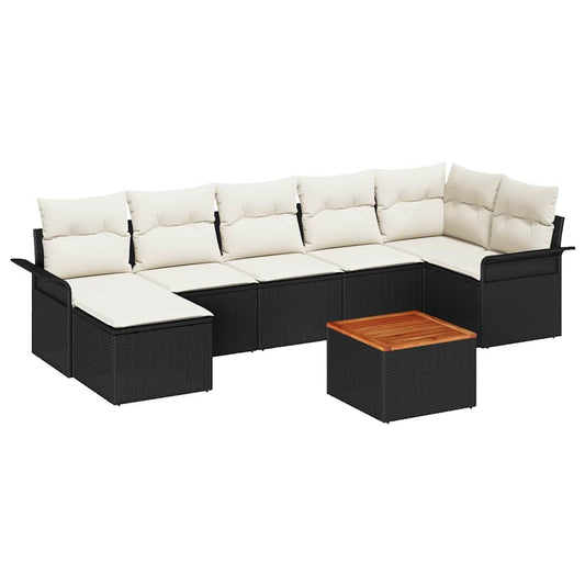 Tuin Sofa Set 8 Pcs Poly Riet