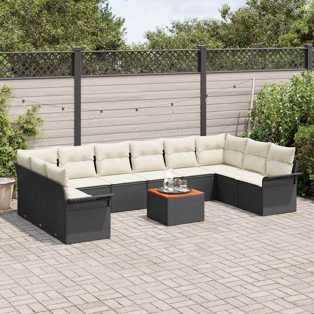 Tuin Sofa Set 11 Pcs Poly Riet