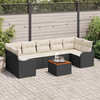 Tuin Sofa Set 8 Pcs Poly Riet