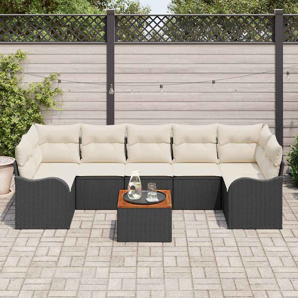 Tuin Sofa Set 8 Pcs Poly Riet