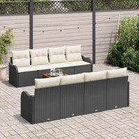 Tuin Sofa Set 9 Pcs Poly Riet